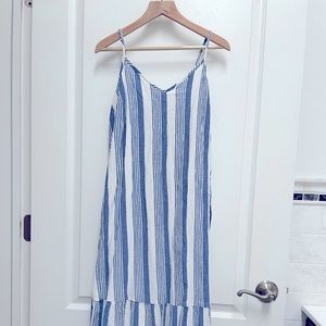 J. Crew Cotton Striped Dress - Small